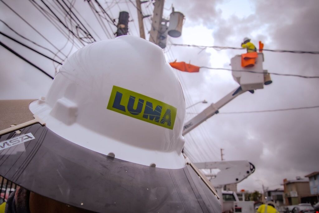 Luma Energy - obrero - casco - Foto via Luma Twitter - junio 11 2021